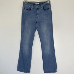 Levi's Jeans Womens 8 Blue Classic Boot Bootcut Stretch Mid Rise‎ Denim Pockets